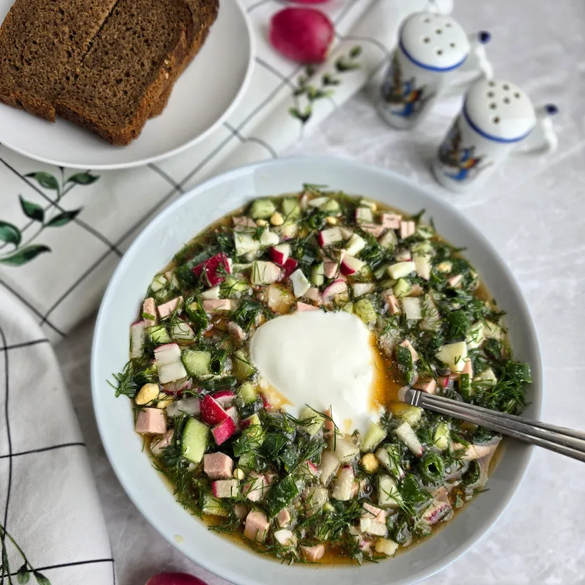 Окрошка на квасе