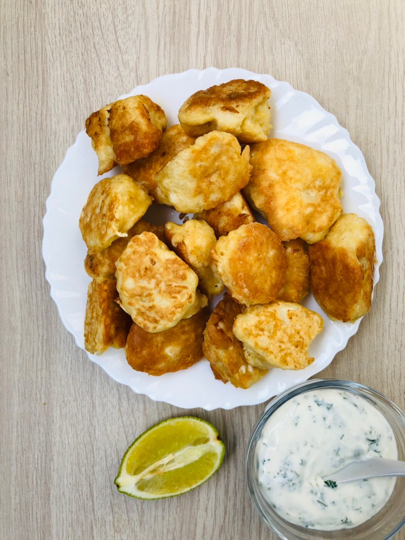 Цветная капуста в сырном кляре