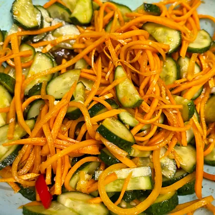 Ингредиенты для «Салат с морковью по-корейски»: