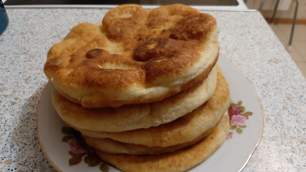 Лепёшки жареные