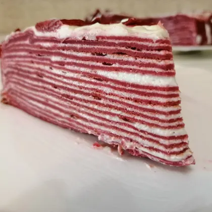 Блинный торт 'Красный бархат'