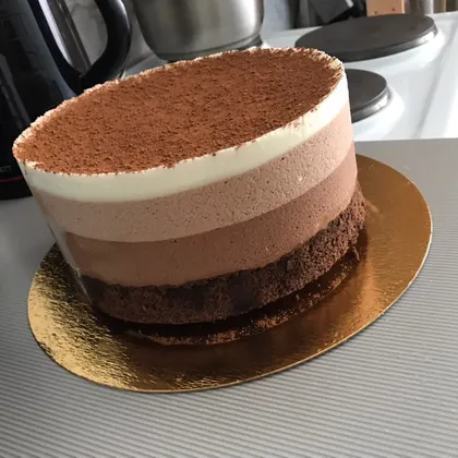 Торт «Три шоколада» (280 ккал)