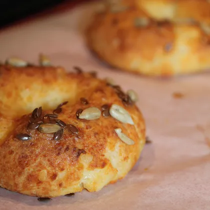 Творожные а-ля бейглы или булочки