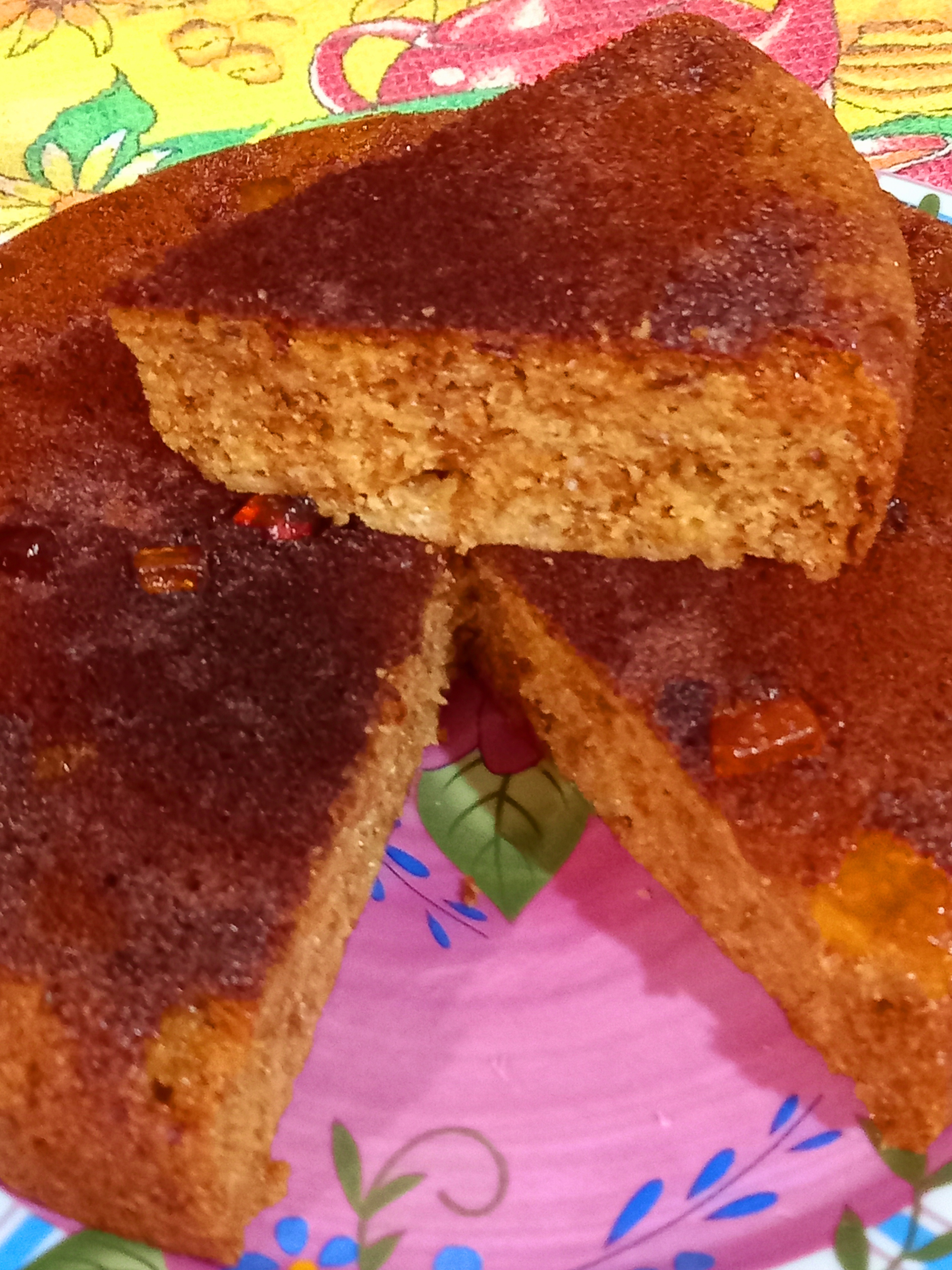 Пирог со сливовым вареньем в мультиварке