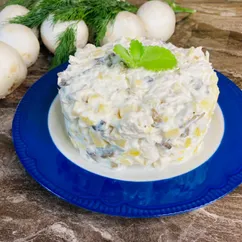 Салат курица с ананасами