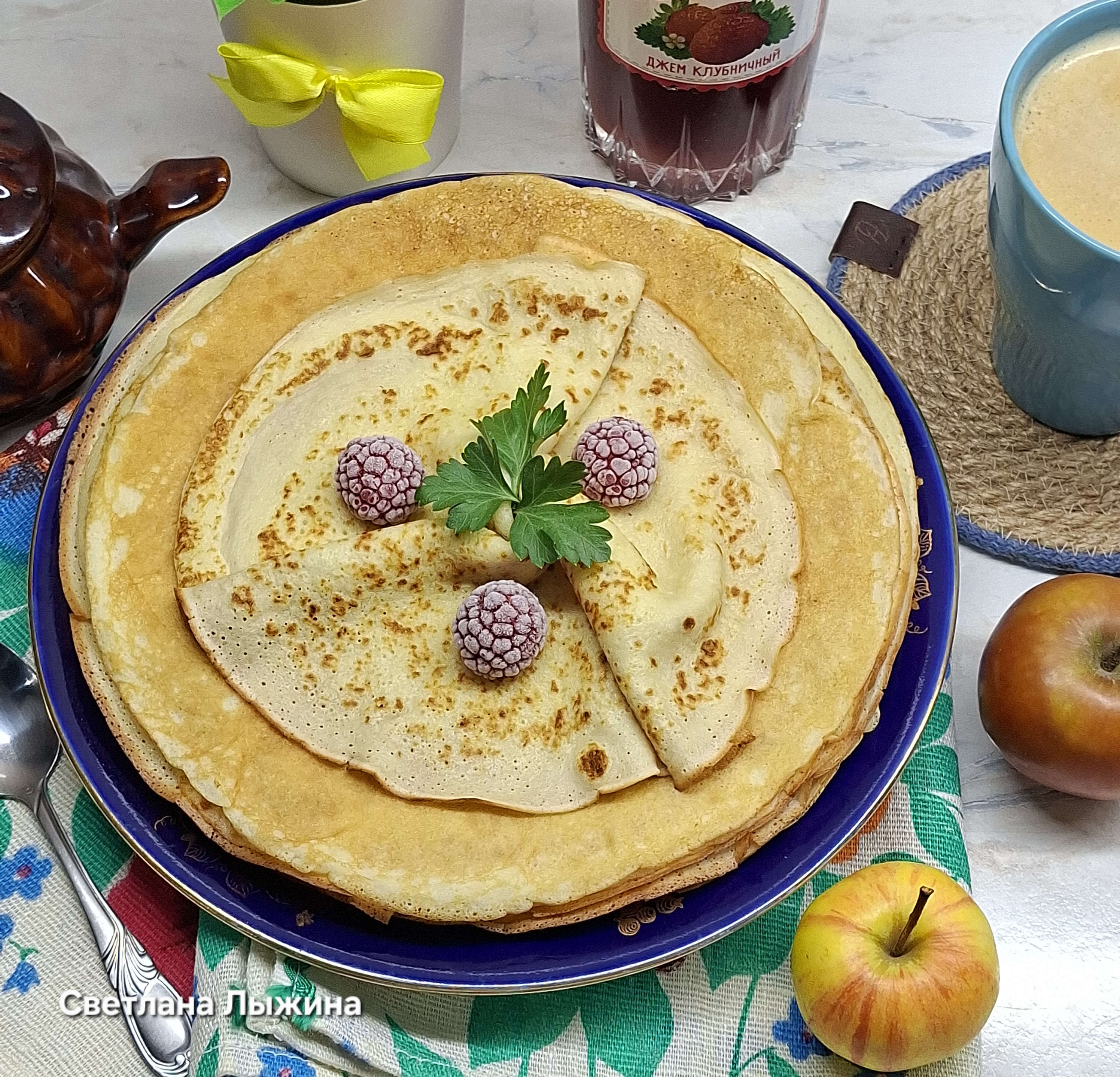 Блинчики на кислом молоке