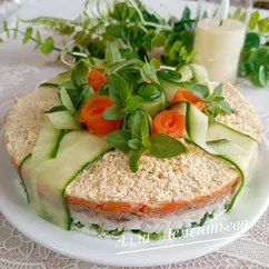 Салат со шпротами