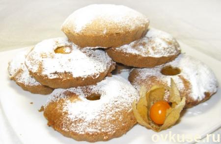 Кексы с персиками
