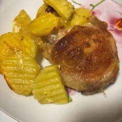 Бедрышки с картофелем