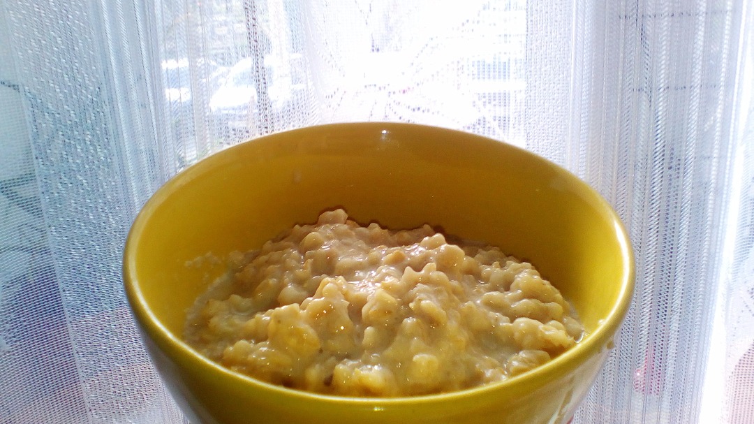 Каша на миндальном и кокосовом молоке