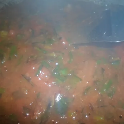 Рецепт острого соуса из кабачков и помидоров./ в мультиварке/