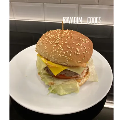 Домашний чизбургер