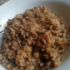 Гречка по-купечески, с фаршем🍛