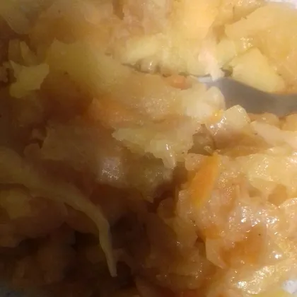Тушеный картофель с овощами в мультиварке-скороварке