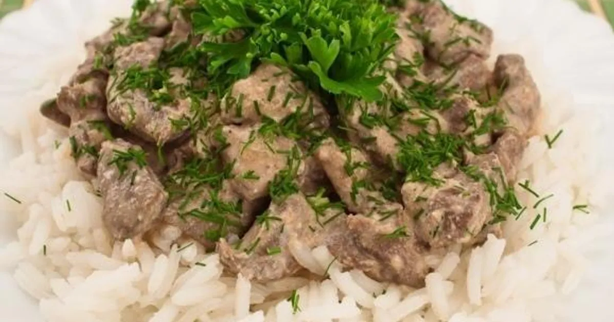 Печенка по-строгановски рецепт с фото пошаговый от Сусанна - Овкусе.ру