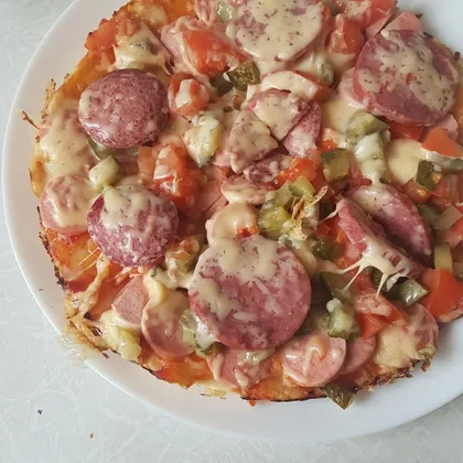 Пиццццца на сковородке.🍕🍕🍕🍕