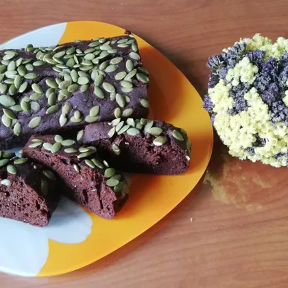Шоколадный кекс с цукини