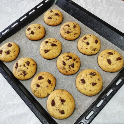 Американское печенье с кусочками шоколада (American cookies)