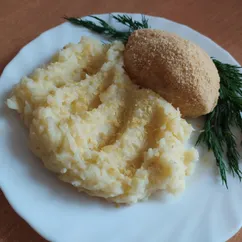 Картофельное пюре с "сырными" дрожжами
