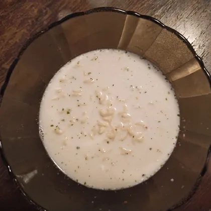 Молочный суп с азиатской лапшой