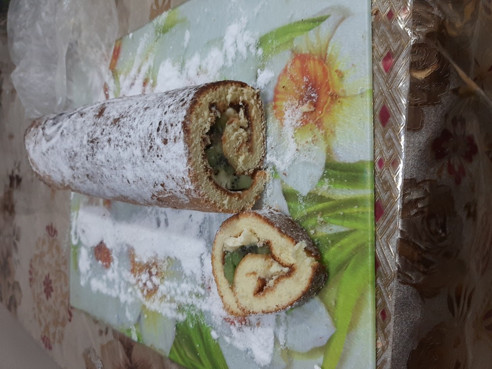 Рулет бисквитный