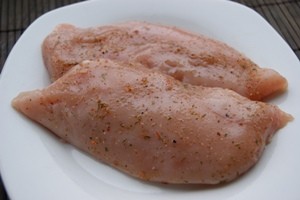"Цезарь" с курицей и сухариками