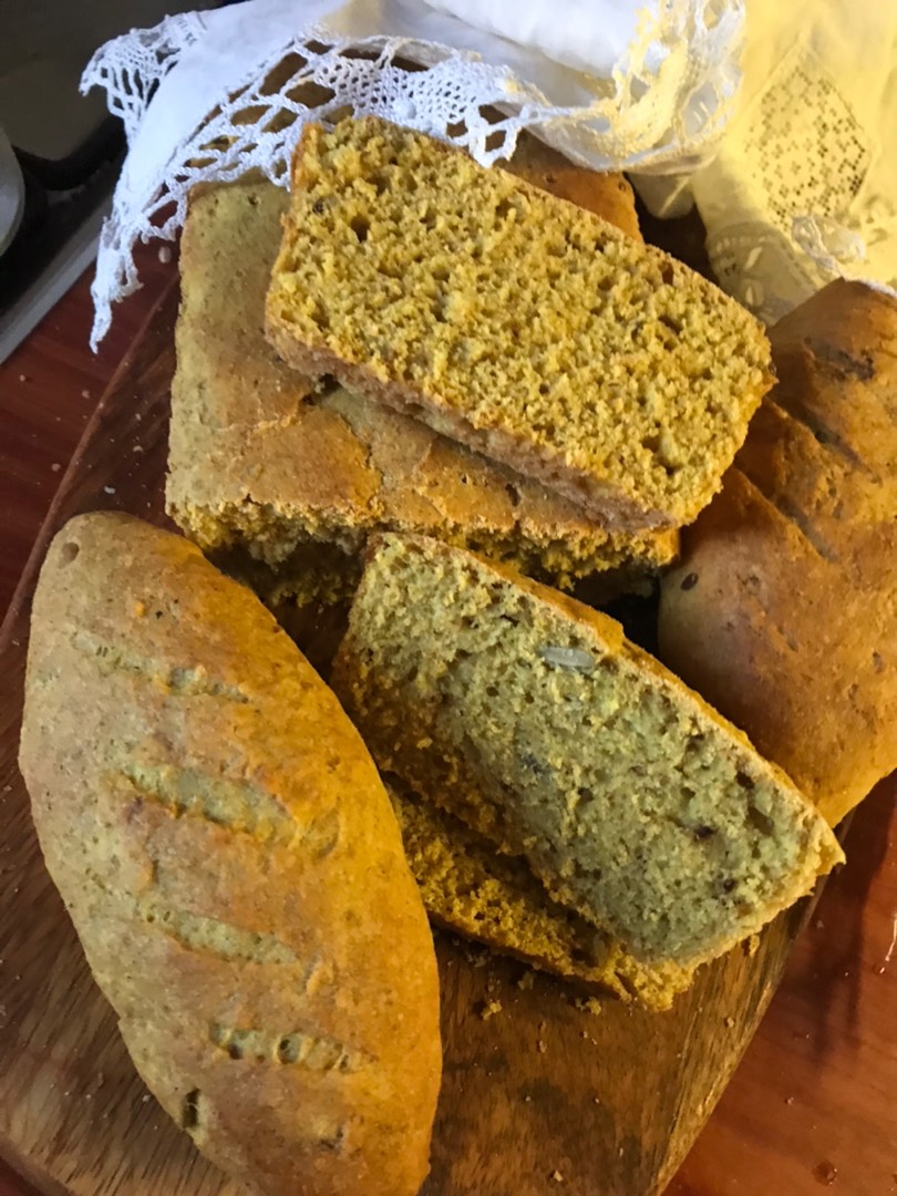 Кукурузный хлеб без дрожжей в духовке