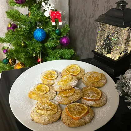 Миндальное печенье с мандаринами