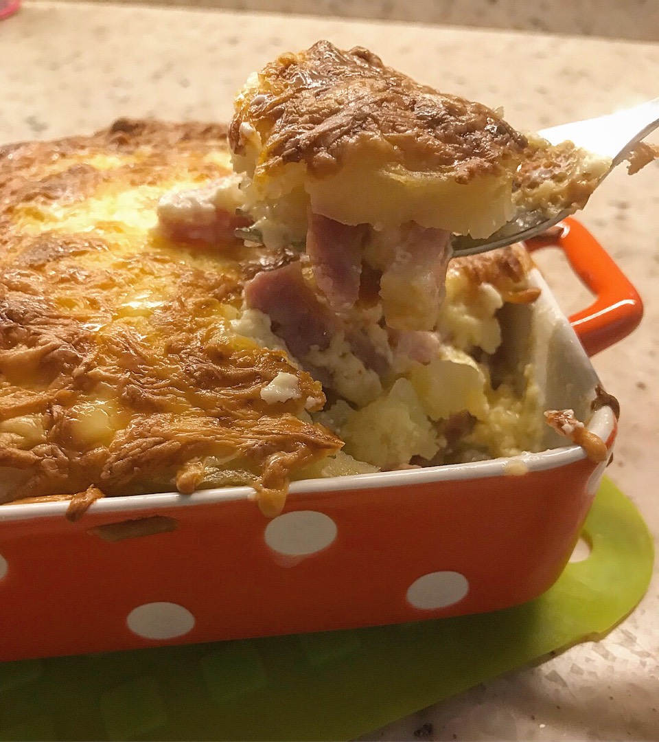 Запеканка с сыром и картофелем