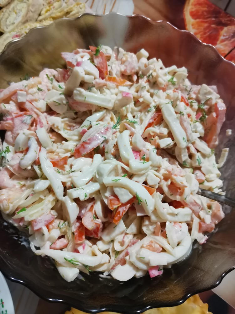 Салат "Красное море"