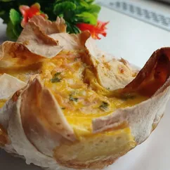 Киш с ветчиной и сыром🧀. ПП