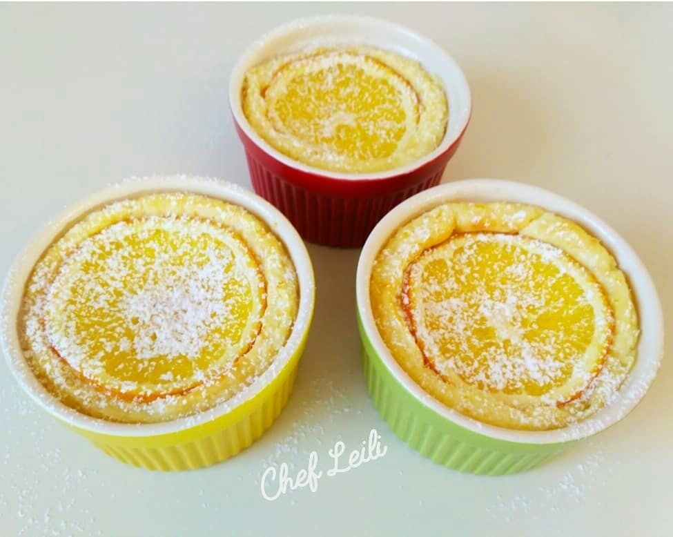 Творожное суфле с апельсином