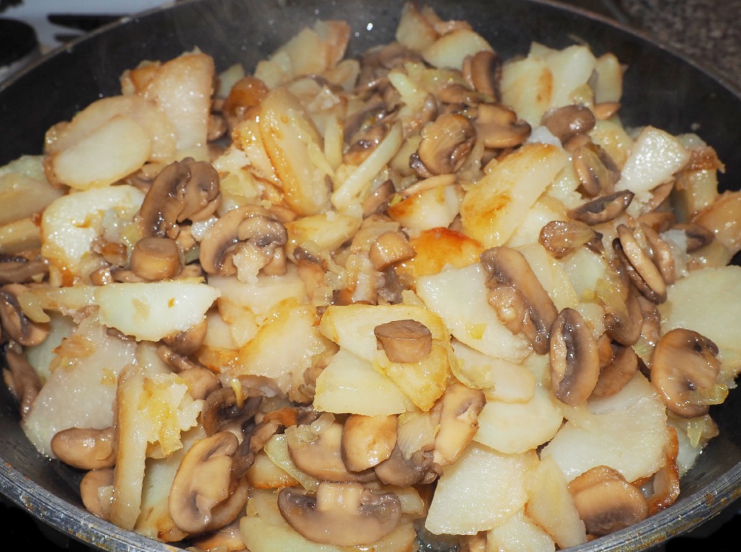 Рецепт приготовления картошки с шампиньонами