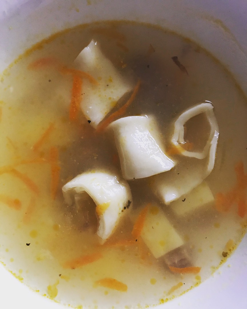 Куриный суп с сырными рулетиками - пошаговый рецепт с фото