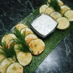 Кабачки с сыром и чесноком в духовке