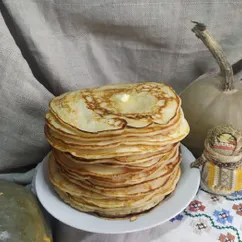 🥞Бабушкины толстые блины на молоке (из печи)