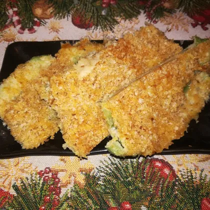 Кабачки под сыром