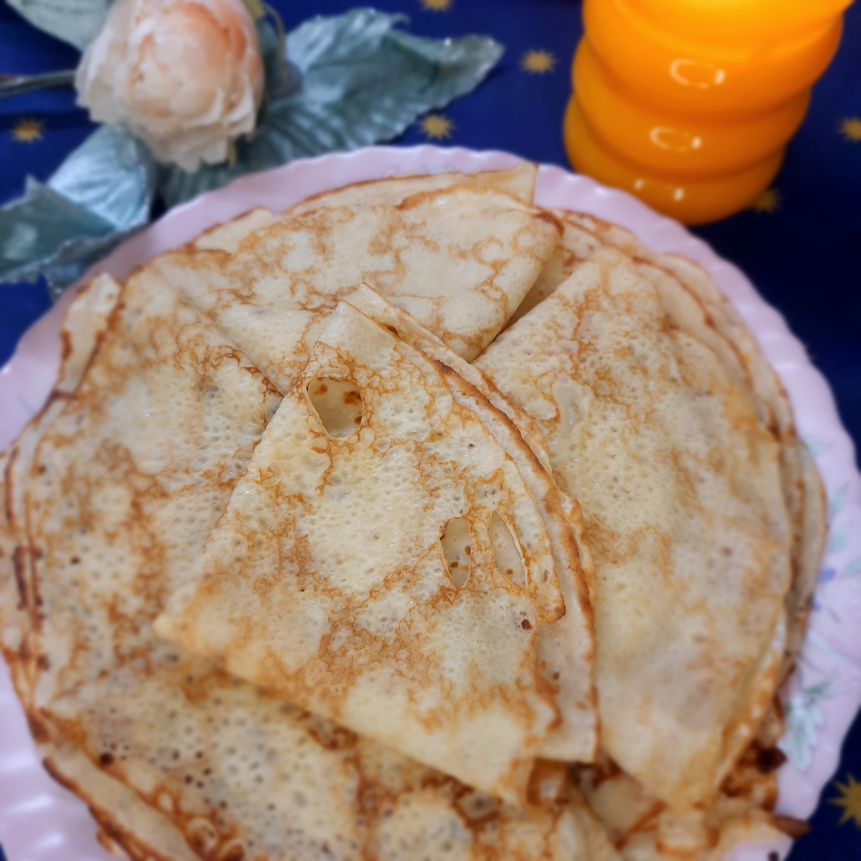 Блины заварные на молоке 