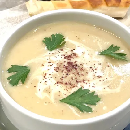 Нежный крем-суп из баклажанов