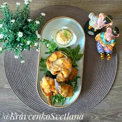 Жареная рыба - жареный сом 