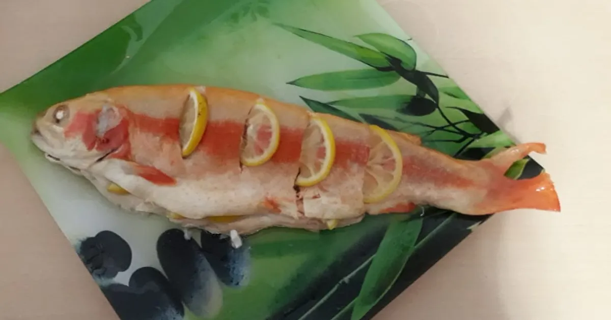 Янтарная форель с лимоном рецепт с фото пошаговый от Надюша 🏃‍♂️ ...