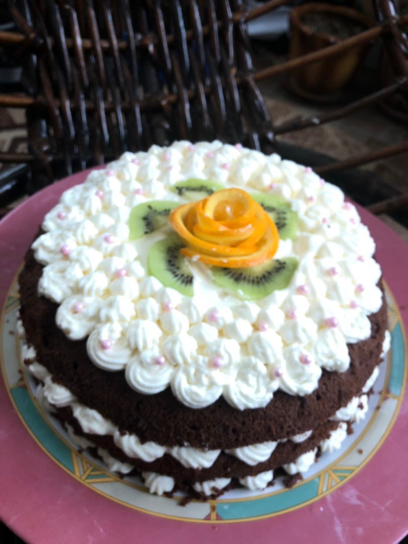 Праздничный торт на день рождения