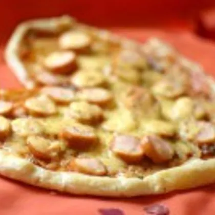 Пицца с сосисками «Сердце»