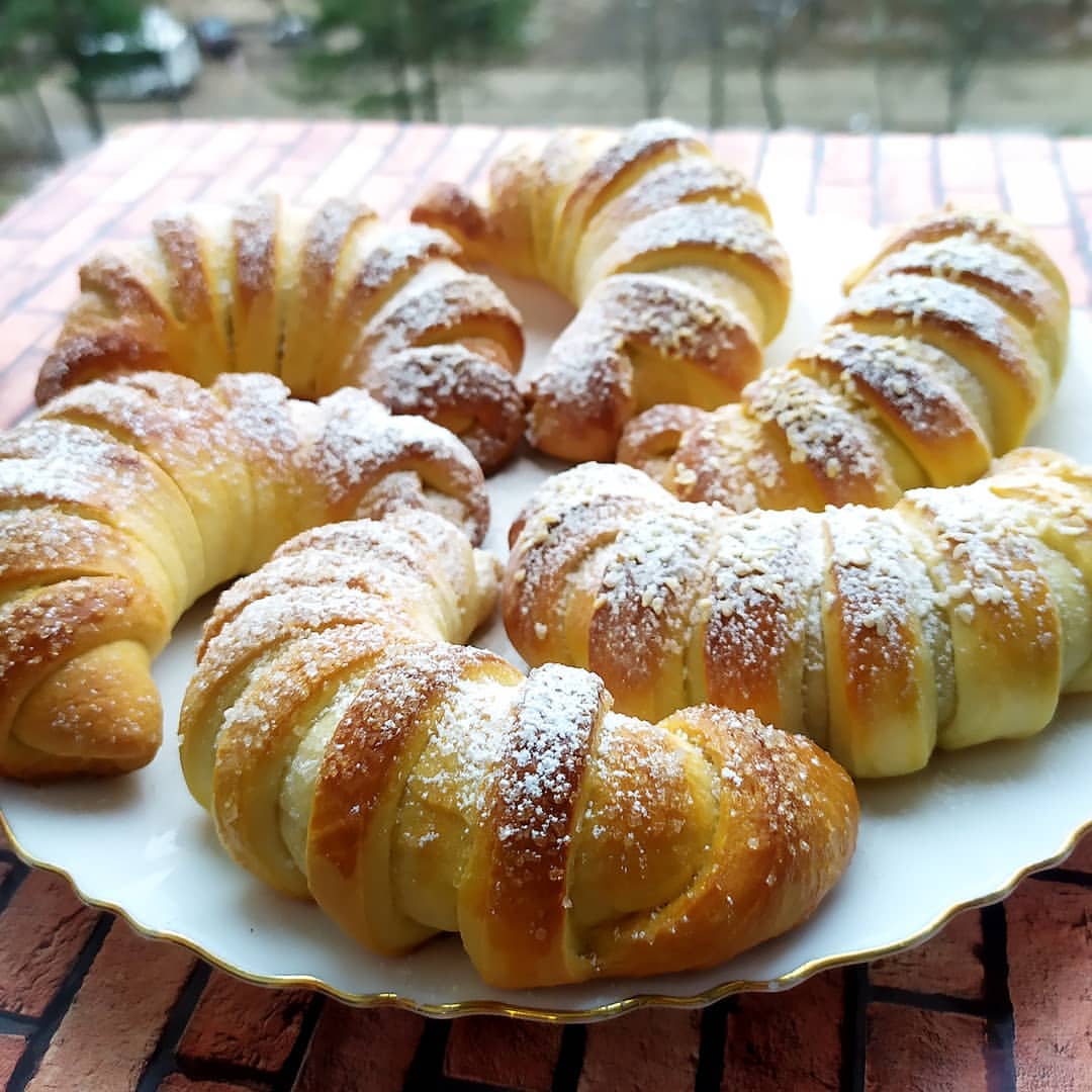 Рогалики с повидлом🥐