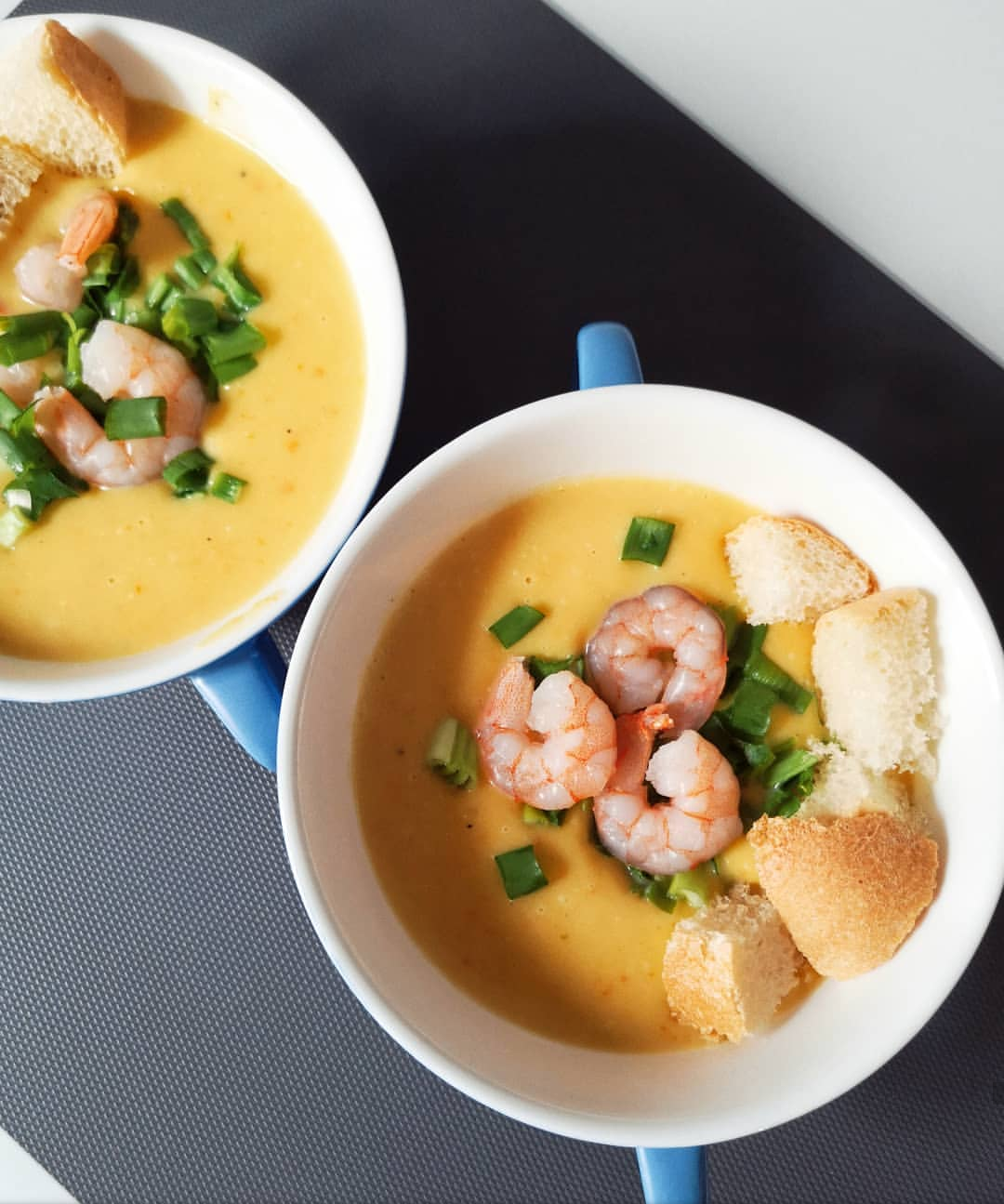 Тыквенный суп с креветками – пошаговый рецепт приготовления с фото