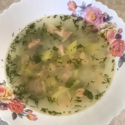 Суп из форели с рисом