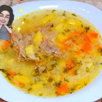 Домашний суп с 'Паутинкой'
