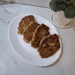 Оладьи (котлеты) из баклажанов 