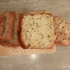 Сметанный хлеб в хлебопечке