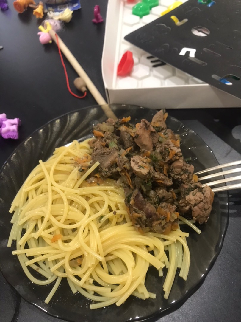 Куриная печень томлённая